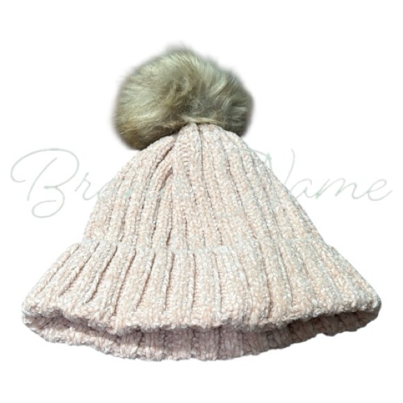 BearPaw Pom Knitted Beanie Hat - Picture 3 of 5